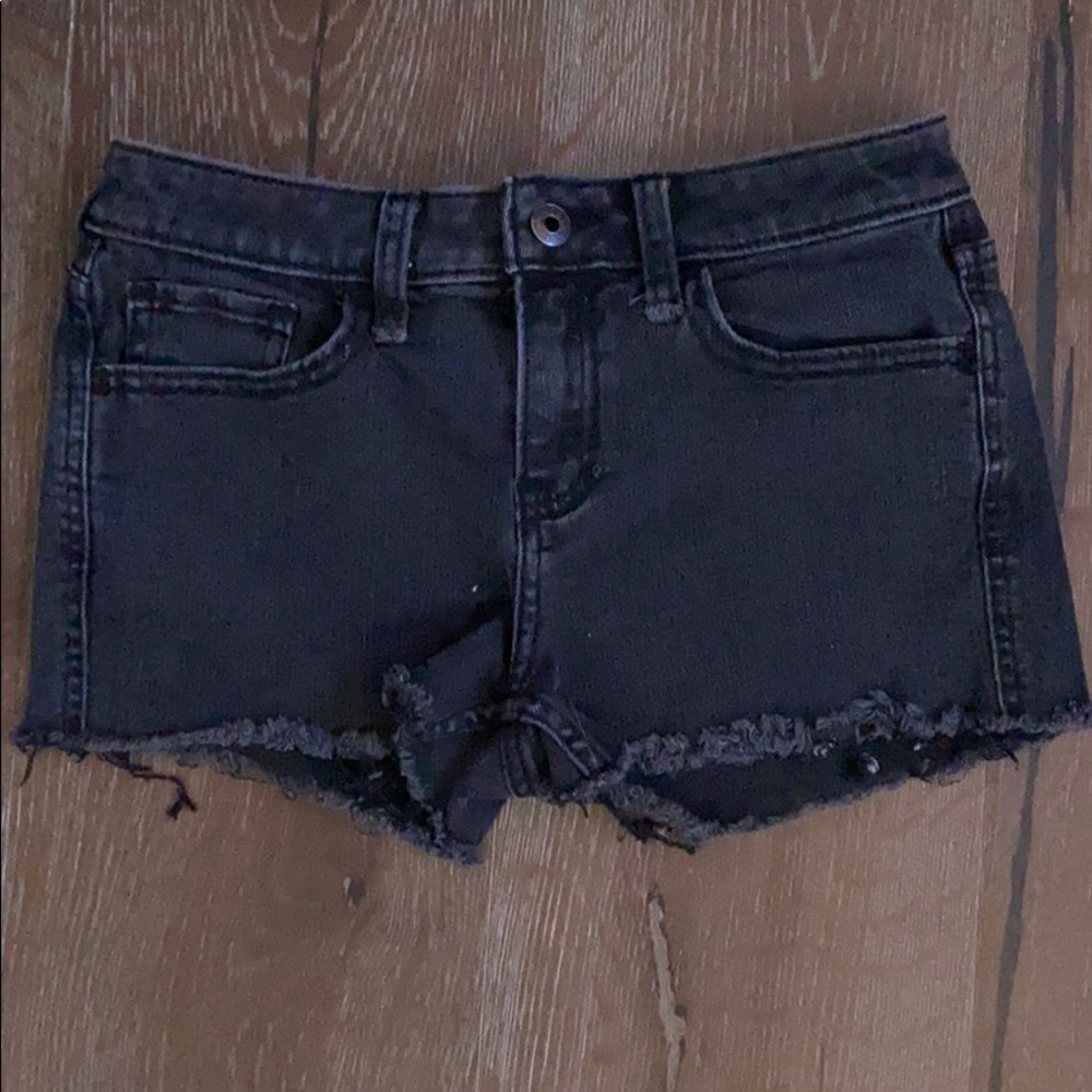 Black denim jeans